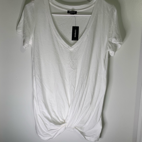 White twist T-Shirt - Picture 1 of 3